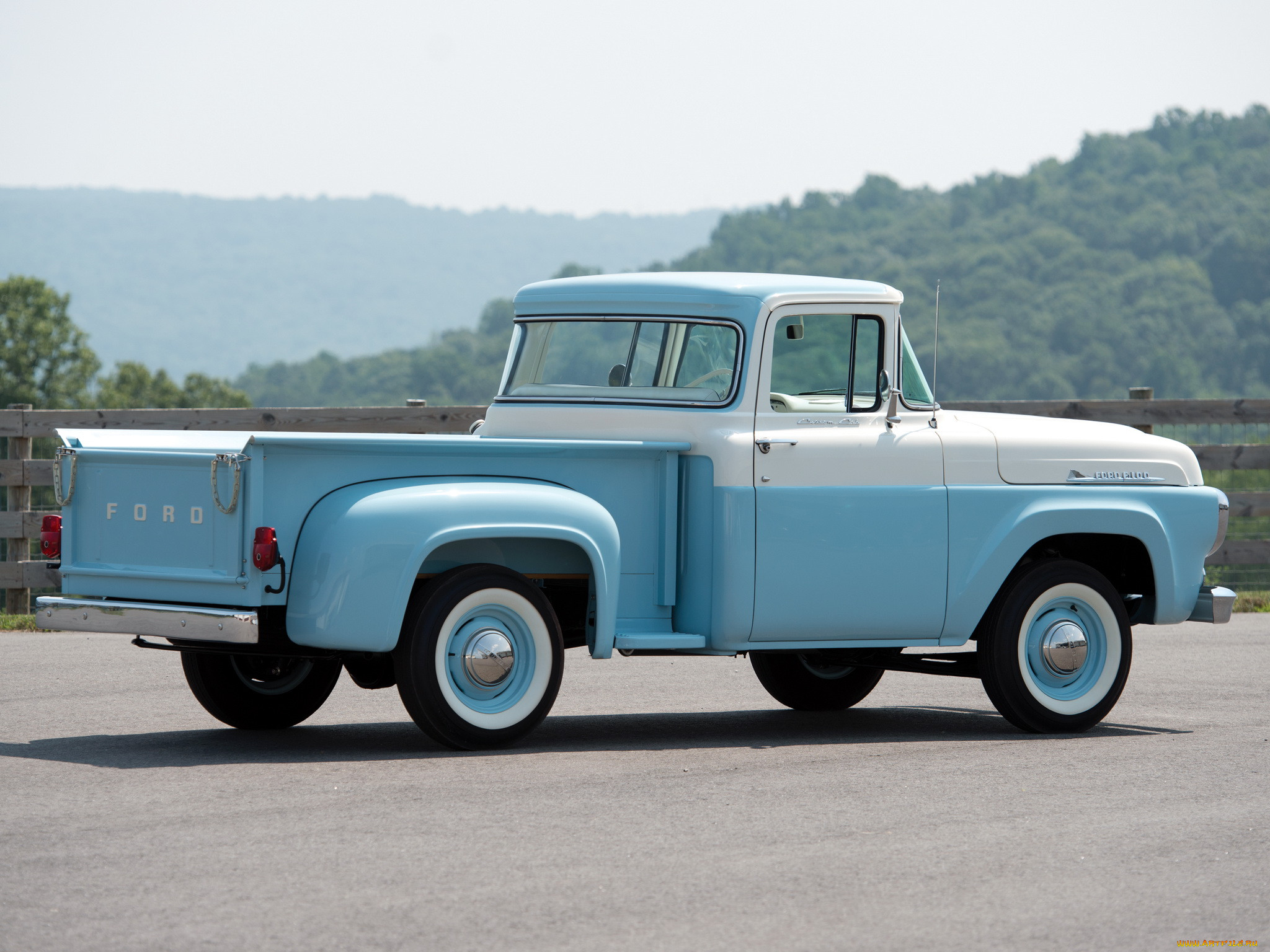 , ford, 83, pickup, flareside, cab, f-100, custom, 1958